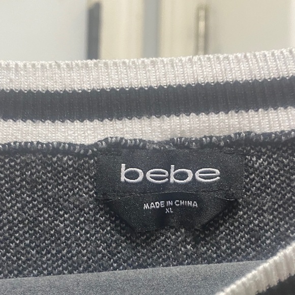 Bebe Varsity Crew Logo Sweater - Picture 2 of 6
